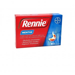 Rennie Menthe - 48 Comprimés