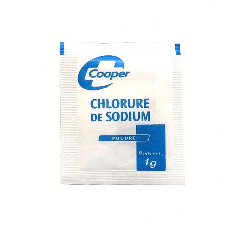 Cooper chlorure de sodium 1 g en sachets – Manque de sel