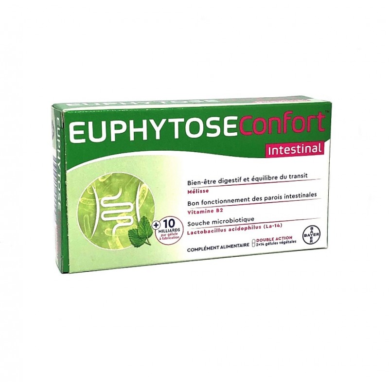 Euphytose Confort Intestinal 28 gélules végétales - 55169 