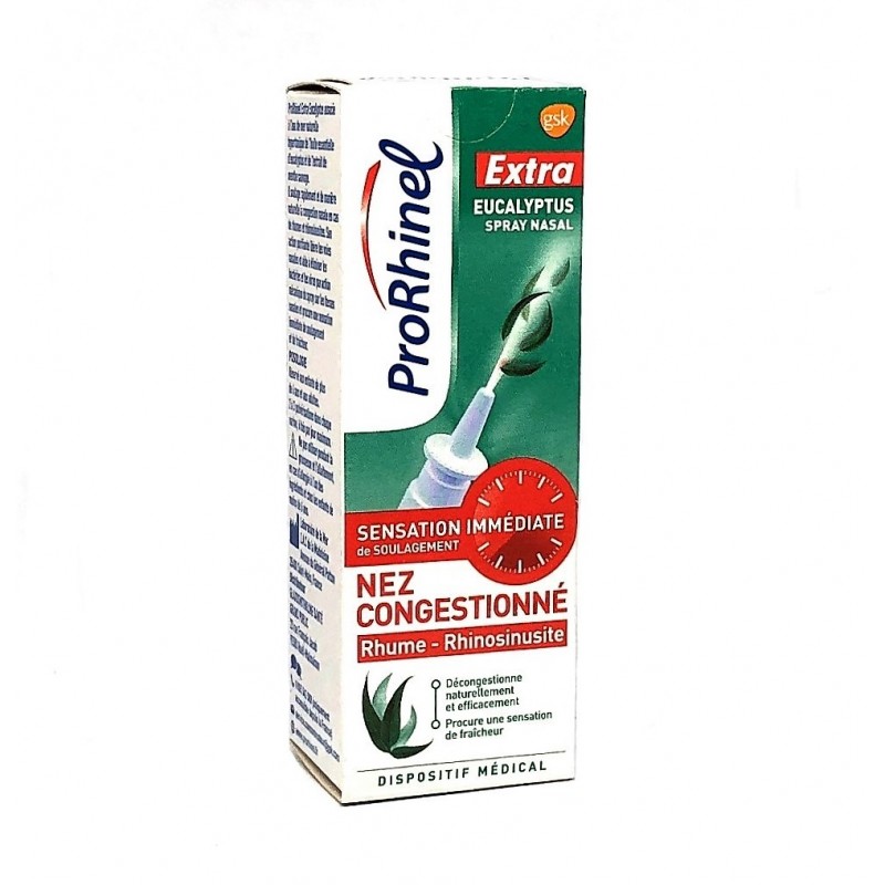 ProRhinel Spray Nasal Enfants Adultes 100ml + Extra Eucalyptus Spray Nasal  20ml