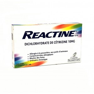 Reactine - 7 Comprimés