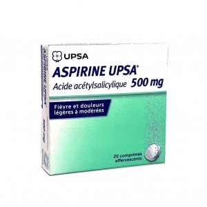 Aspirine UPSA 500 mg - 20...
