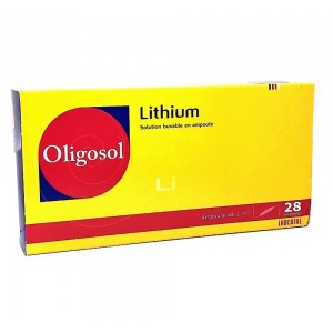 Oligosol Lithium - 28 Ampoules