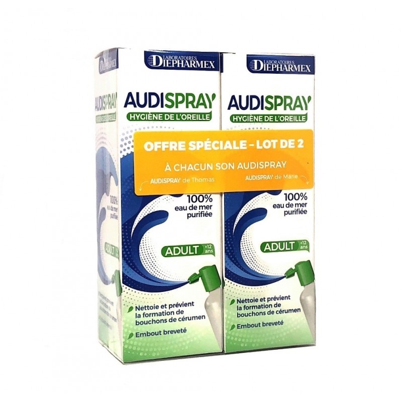 AUDISPRAY SPRAY ADULTE 50 ML - Soins des oreilles - Pharmacie de