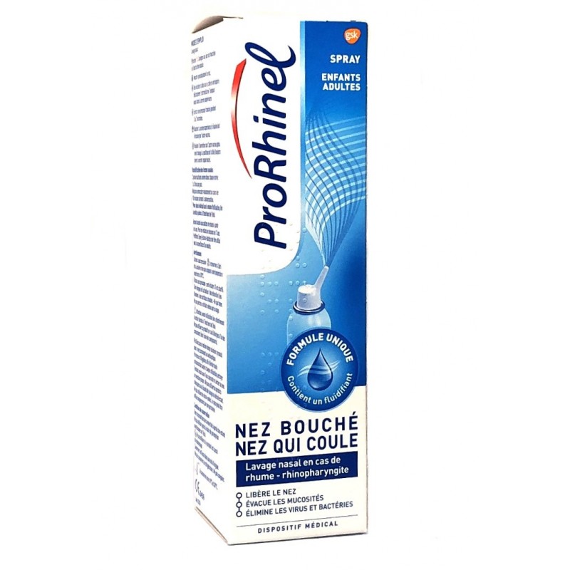 Achetez ProRhinel spray Lavage nasal enfant adulte 100ml en pharmacie