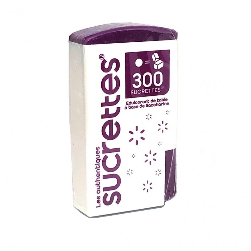 Les sucrettes authentiques 12,5 mg de saccharine, 350 sucrettes