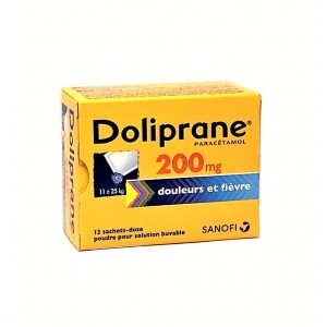 Doliprane 200 mg - 12 Sachets