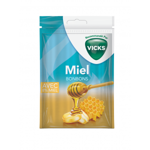 VICKS Bonbons Miel - 72 g